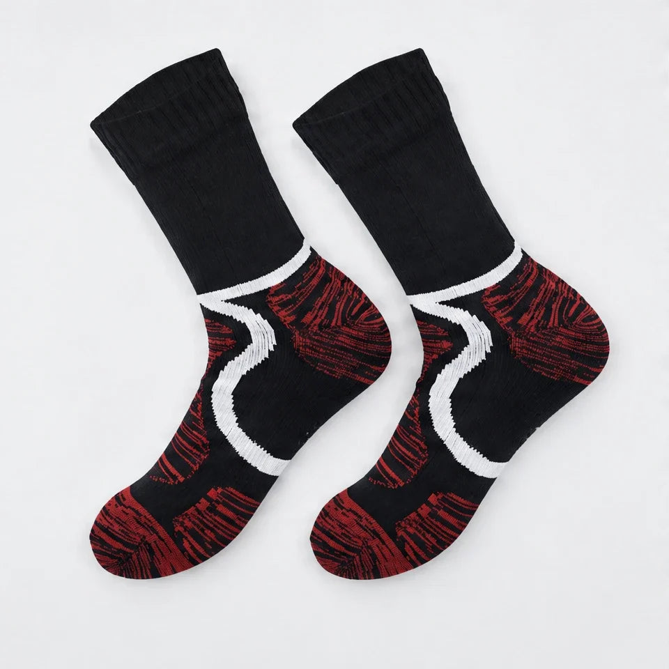 Wath - Unisex High-Barrel Waterproof Socks - Red