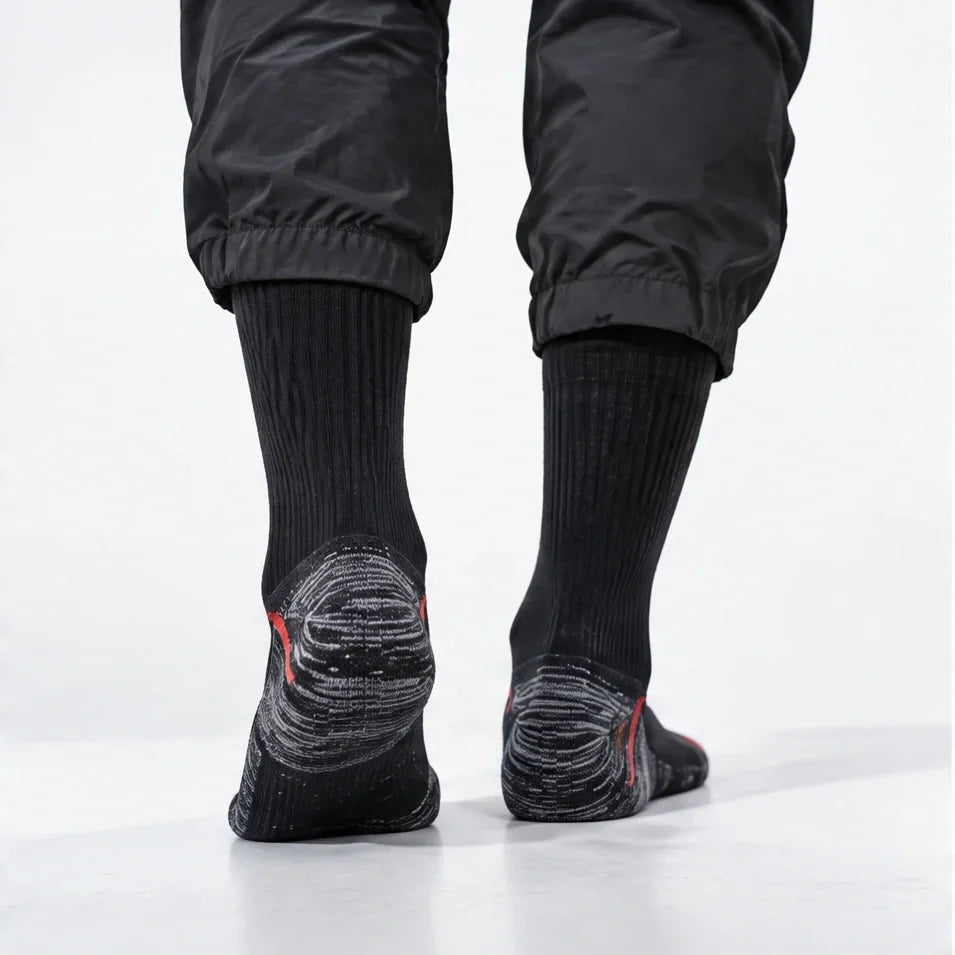 Wath - Unisex High-Barrel Waterproof Socks - Rose Red
