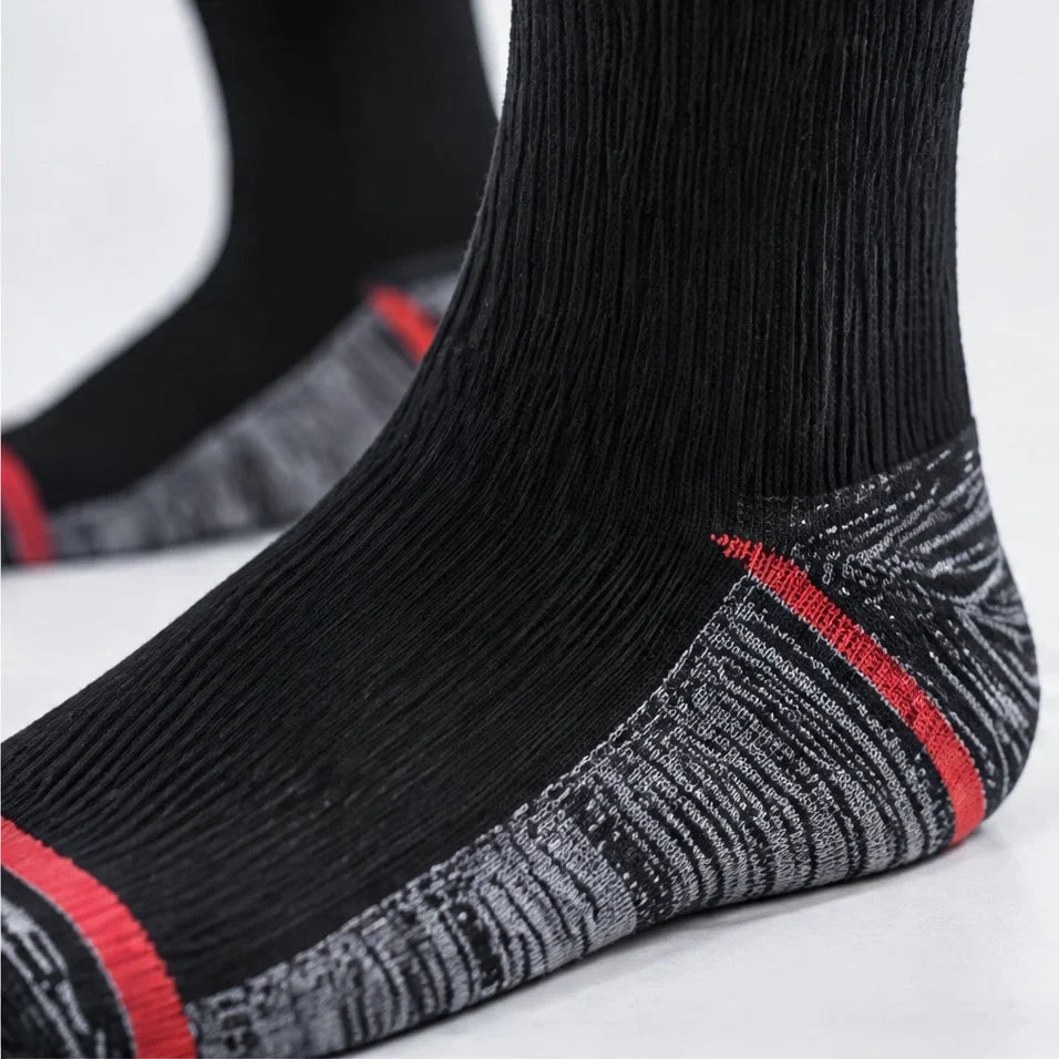Wath - Unisex High-Barrel Waterproof Socks - Rose Red