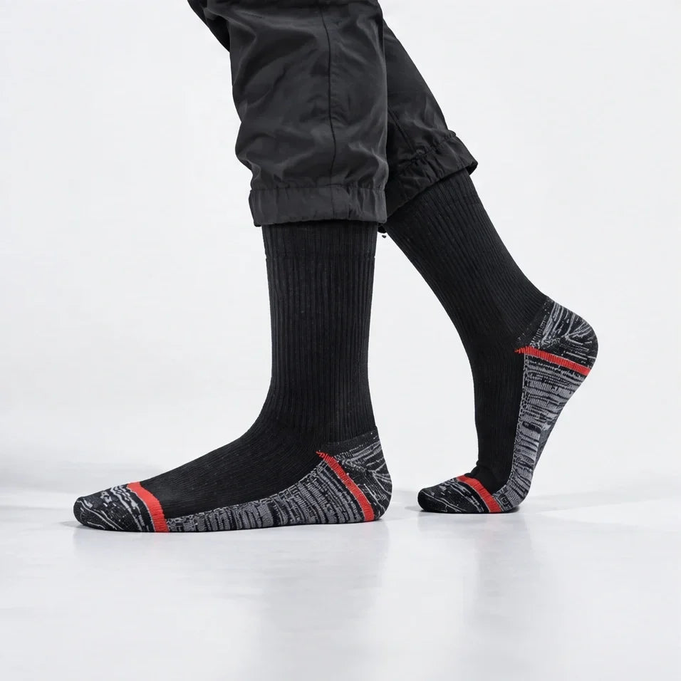 Wath - Unisex High-Barrel Waterproof Socks - Rose Red