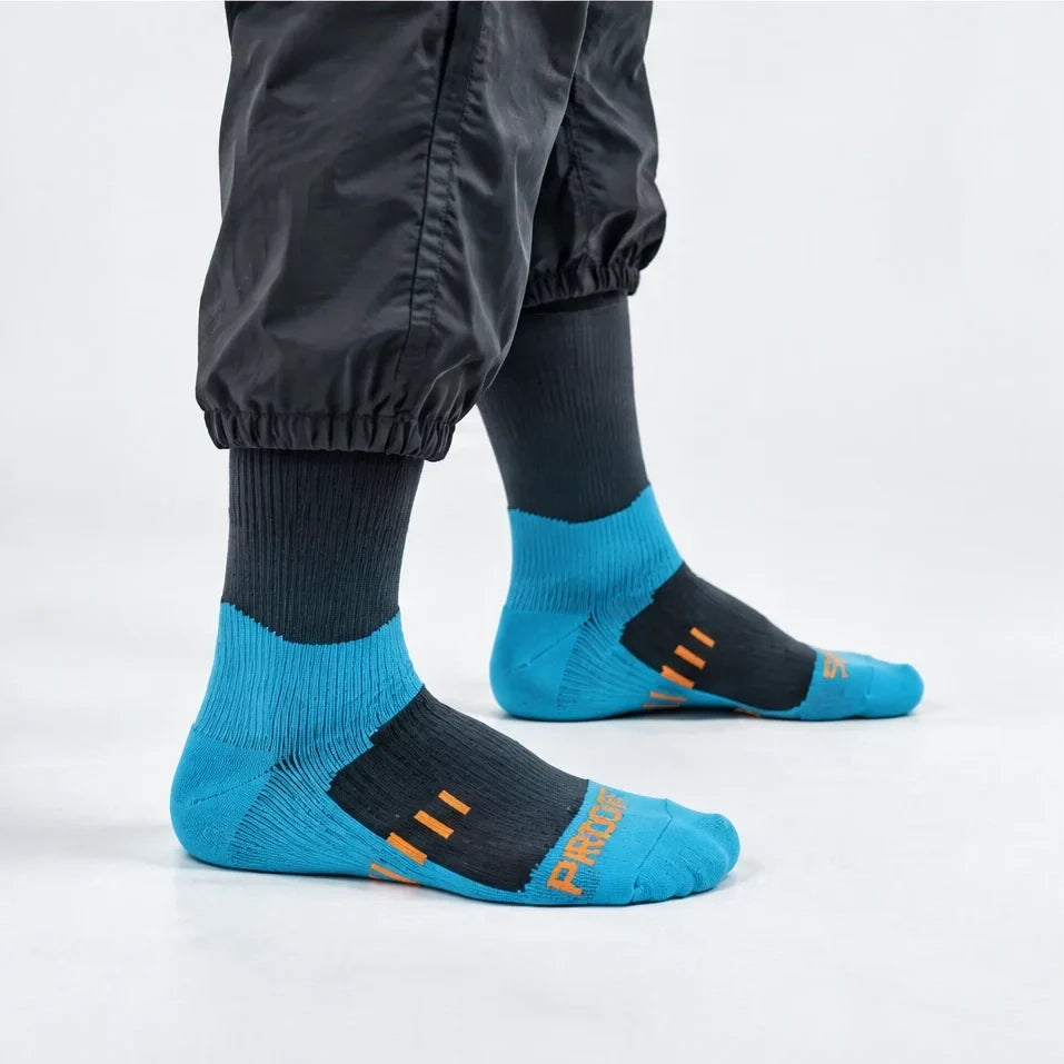 Wath - Unisex High-Barrel Waterproof Socks - Turquoise Blue