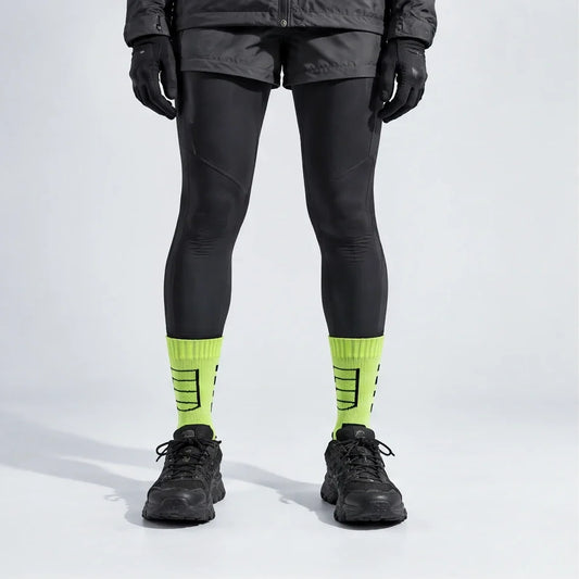 Wath - Unisex High-Barrel Waterproof Socks - Yellow Green