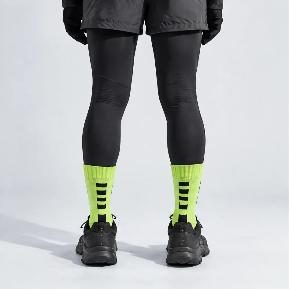 Wath - Unisex High-Barrel Waterproof Socks - Yellow Green