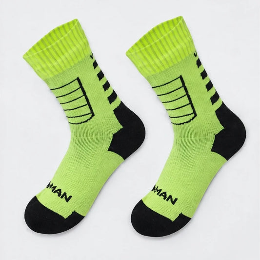 Wath - Unisex High-Barrel Waterproof Socks - Yellow Green