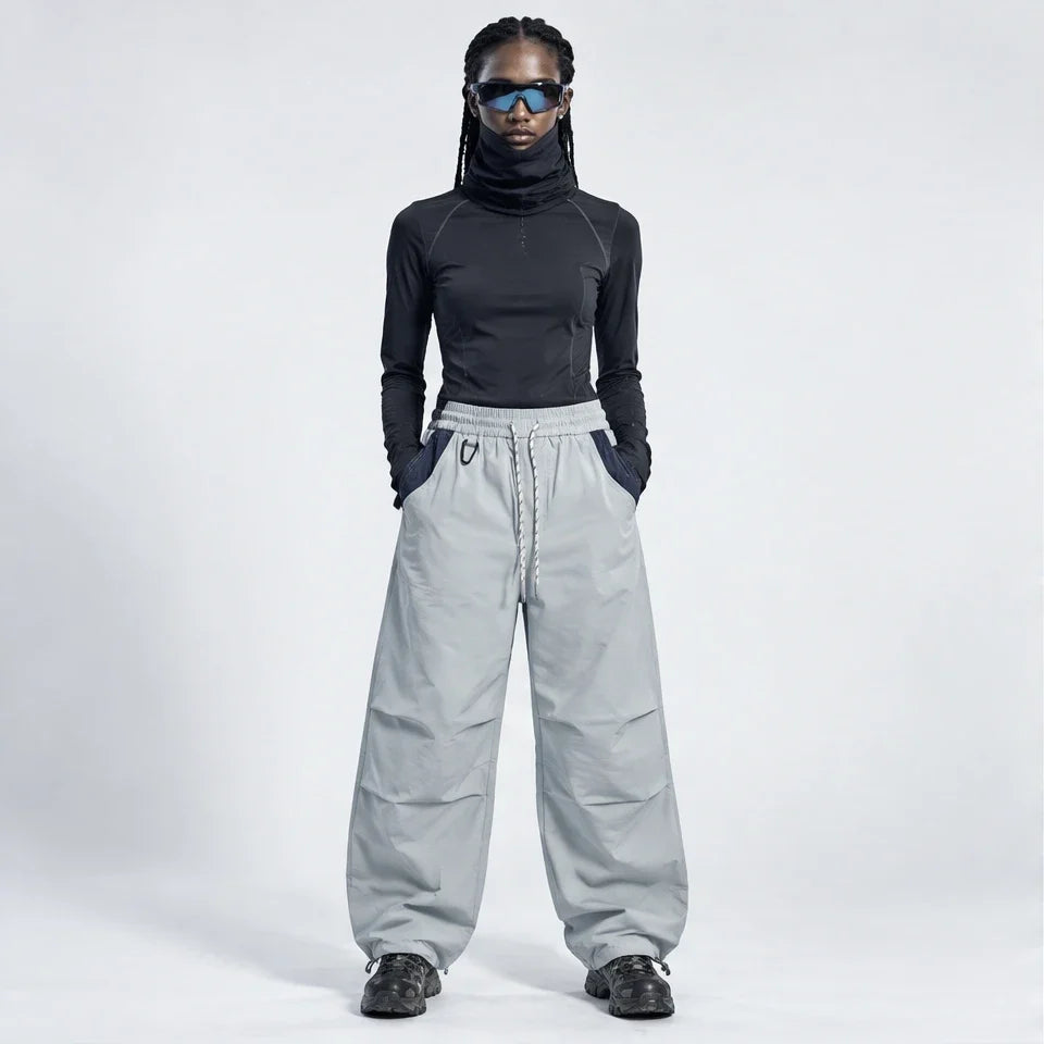 Scud - Unisex Quick-Dry Windproof & Wide-Leg Waterproof Trousers - Blue