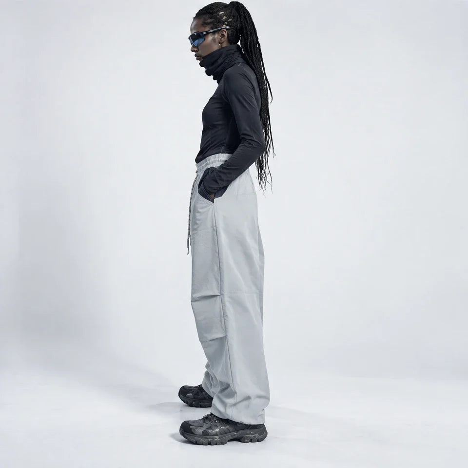 Scud - Unisex Quick-Dry Windproof & Wide-Leg Waterproof Trousers - Blue