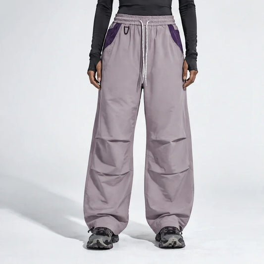 Scud - Unisex Quick-Dry Windproof & Wide-Leg Waterproof Trousers - Purple