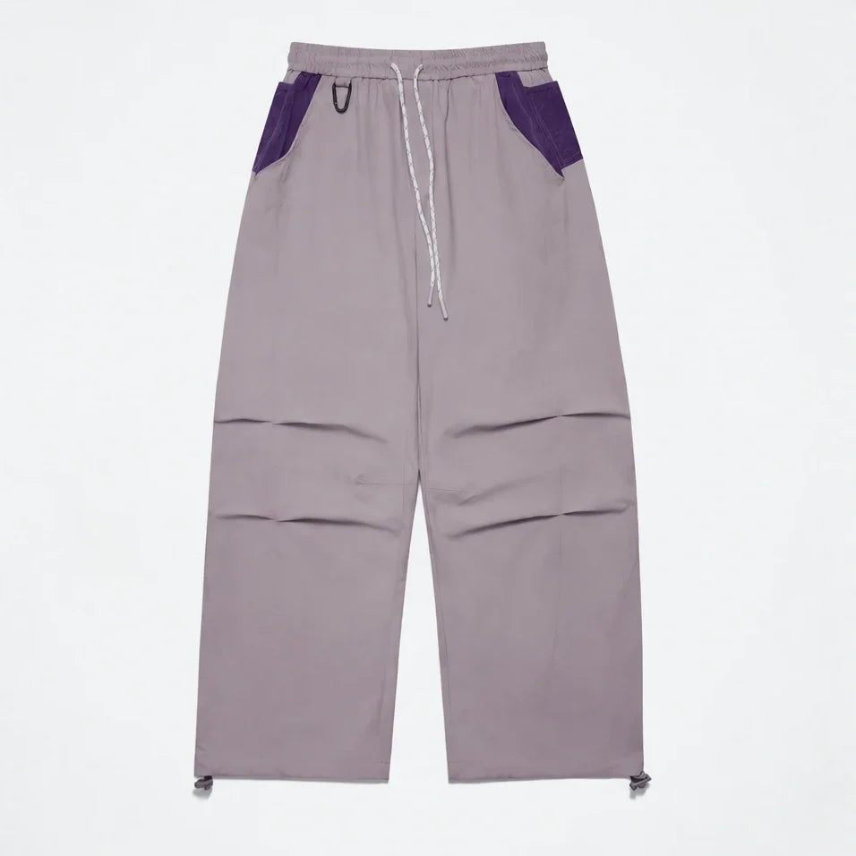 Scud - Unisex Quick-Dry Windproof & Wide-Leg Waterproof Trousers - Purple