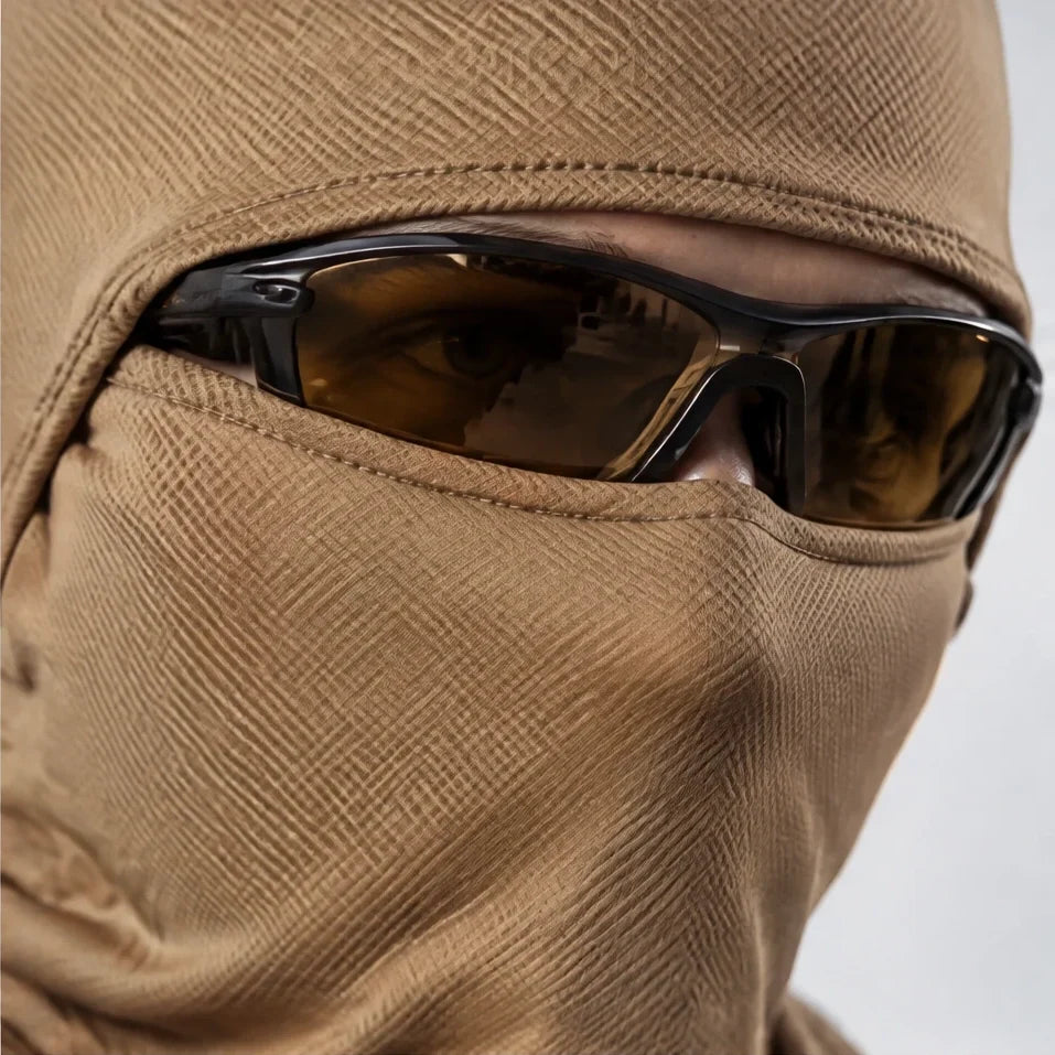 Carr - Unisex Breathable Multi-Way Convertible Balaclava - Camel