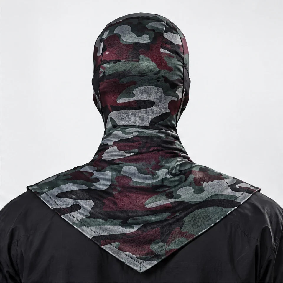 Carr - Unisex Breathable Multi-Way Convertible Balaclava - Camo-Green
