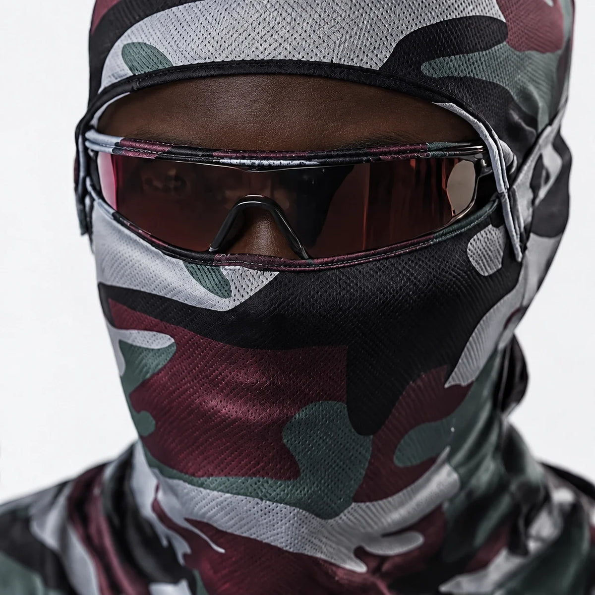 Carr - Unisex Breathable Multi-Way Convertible Balaclava - Camo-Green