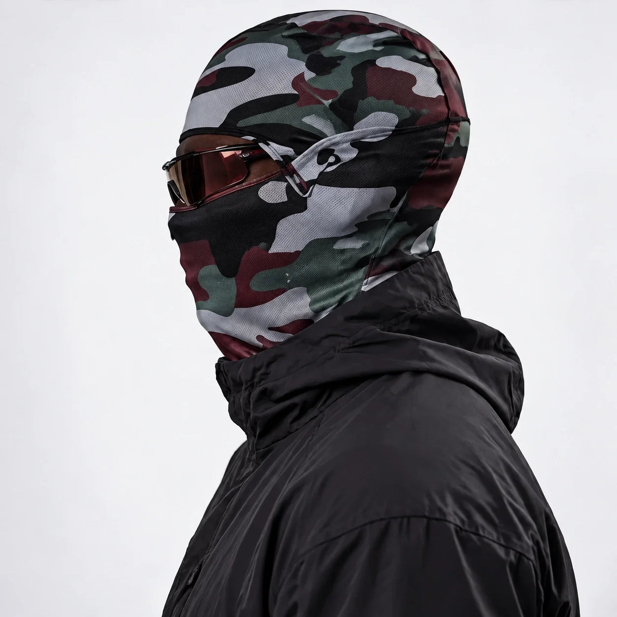 Carr - Unisex Breathable Multi-Way Convertible Balaclava - Camo-Green