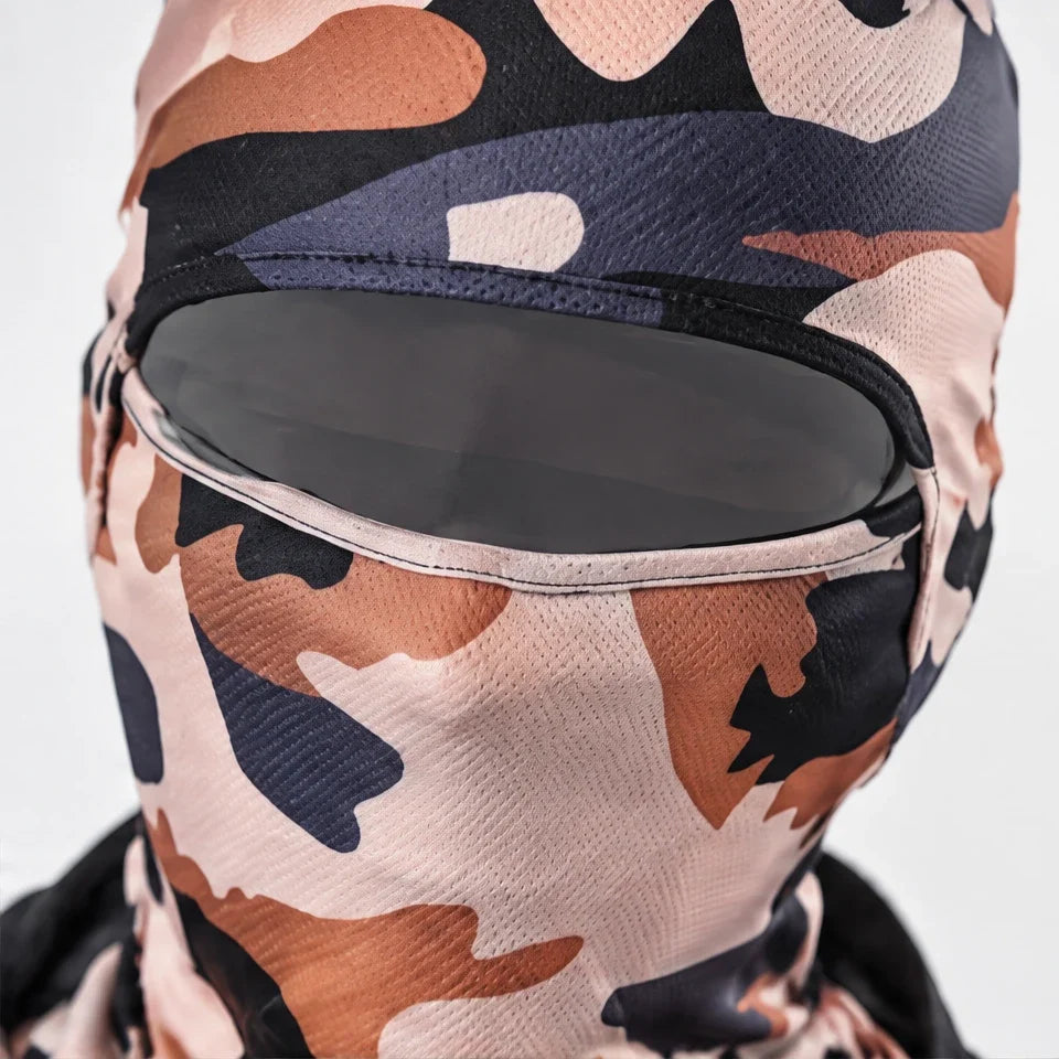 Carr - Unisex Breathable Multi-Way Convertible Balaclava - Camo-Yellow