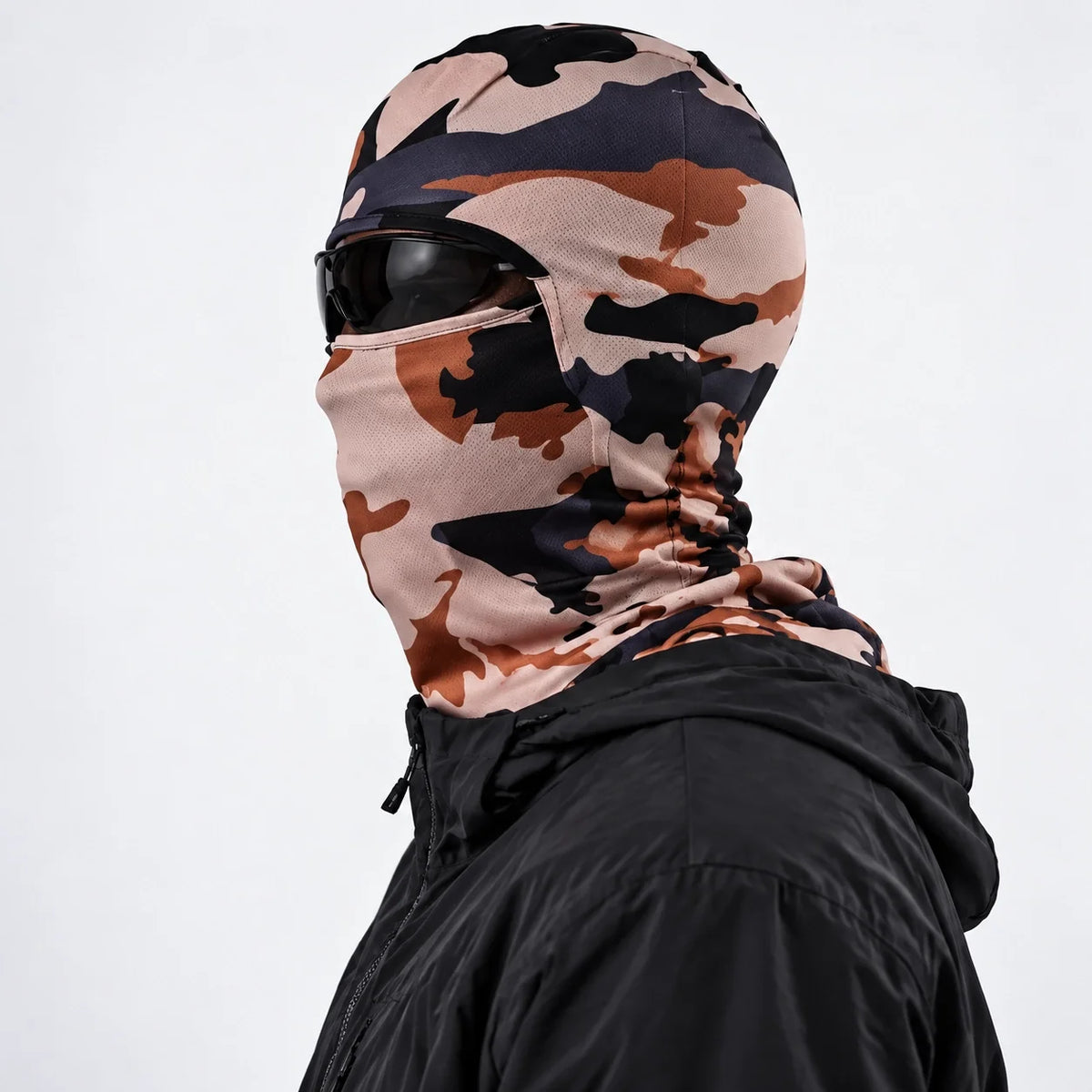 Carr - Unisex Breathable Multi-Way Convertible Balaclava - Camo-Yellow