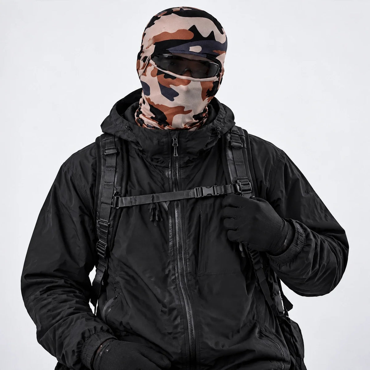 Carr - Unisex Breathable Multi-Way Convertible Balaclava - Camo-Yellow