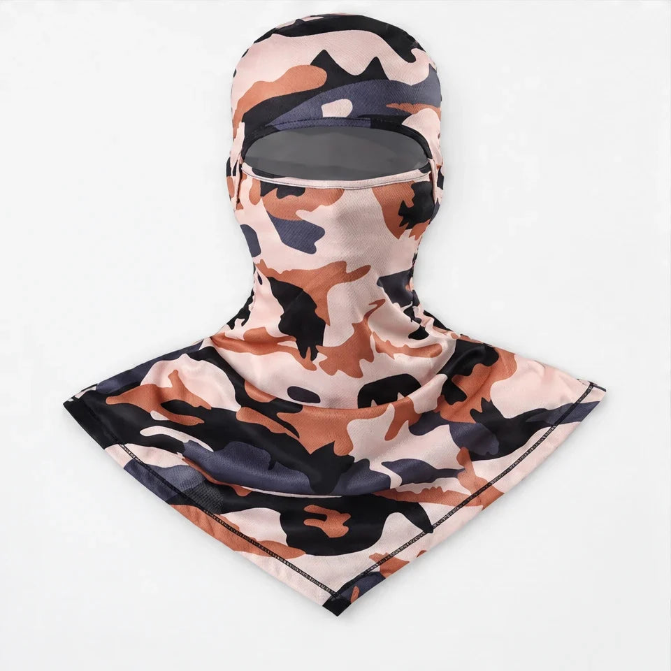 Carr - Unisex Breathable Multi-Way Convertible Balaclava - Camo-Yellow