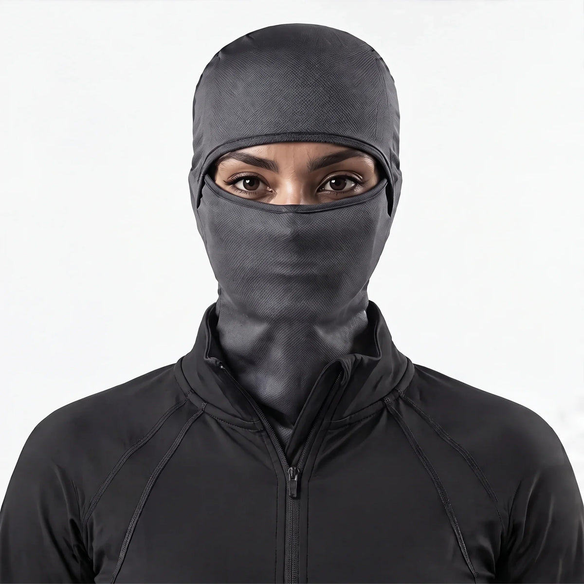 Carr - Unisex Breathable Multi-Way Convertible Balaclava - Dark Grey