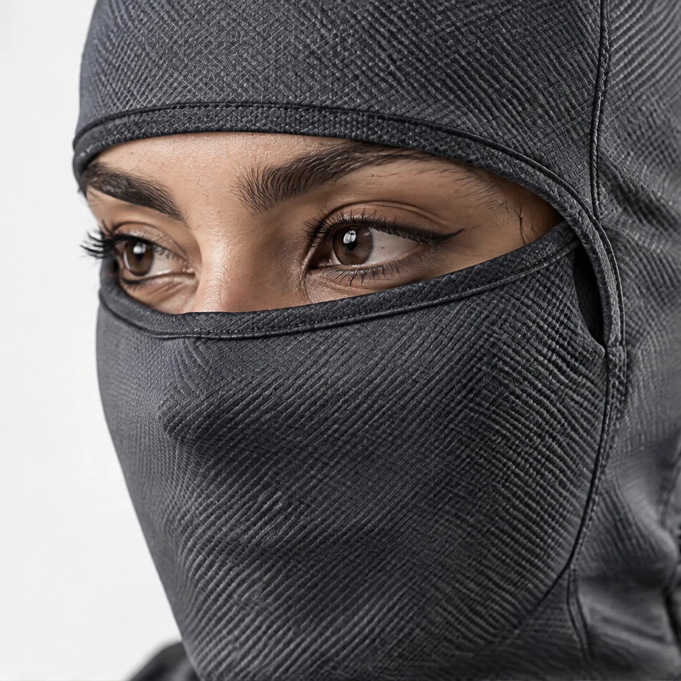 Carr - Unisex Breathable Multi-Way Convertible Balaclava - Dark Grey
