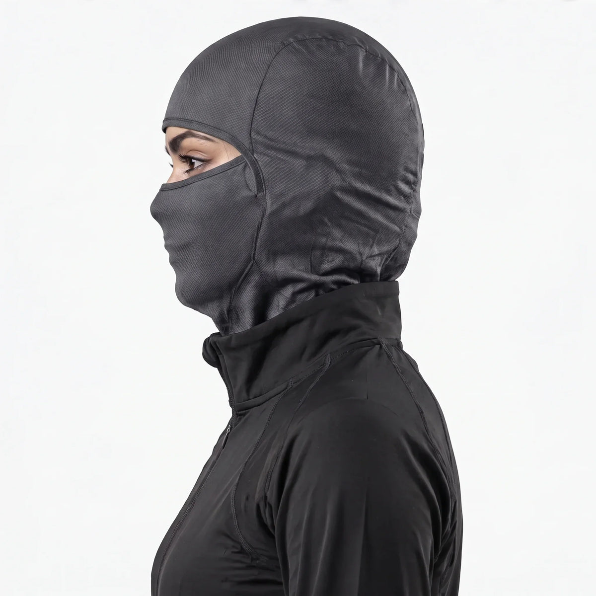 Carr - Unisex Breathable Multi-Way Convertible Balaclava - Dark Grey