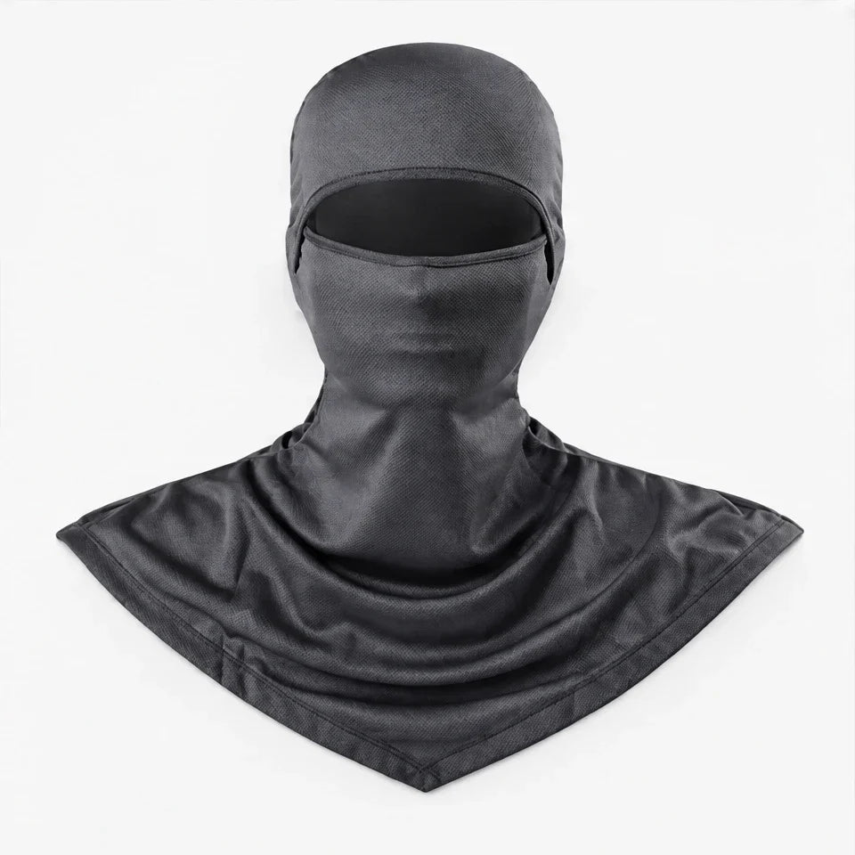 Carr - Unisex Breathable Multi-Way Convertible Balaclava - Dark Grey