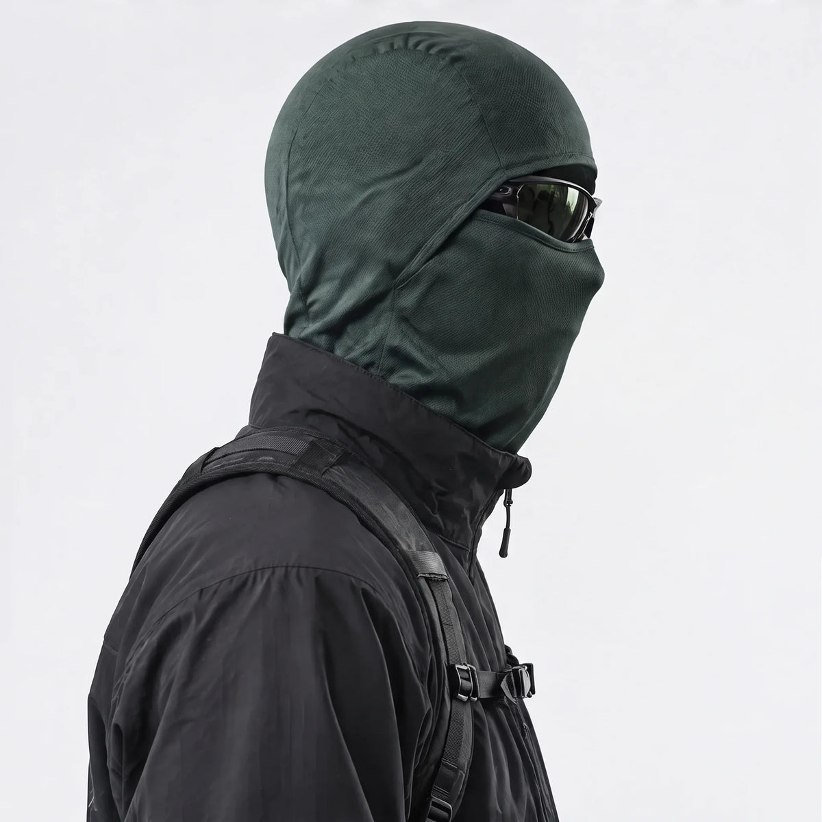 Carr - Unisex Breathable Multi-Way Convertible Balaclava - Dark Green