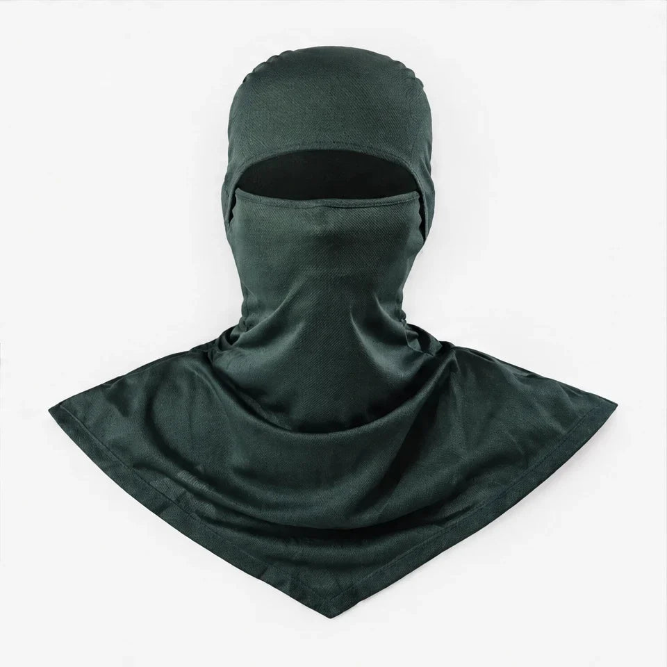 Carr - Unisex Breathable Multi-Way Convertible Balaclava - Dark Green