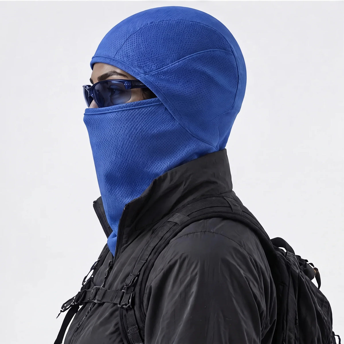 Carr - Unisex Breathable Multi-Way Convertible Balaclava - Electric Blue