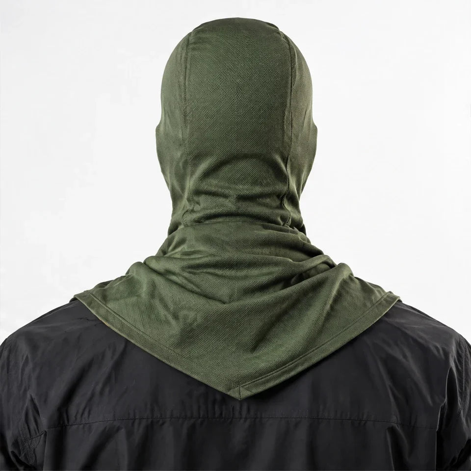 Carr - Unisex Breathable Multi-Way Convertible Balaclava - Green