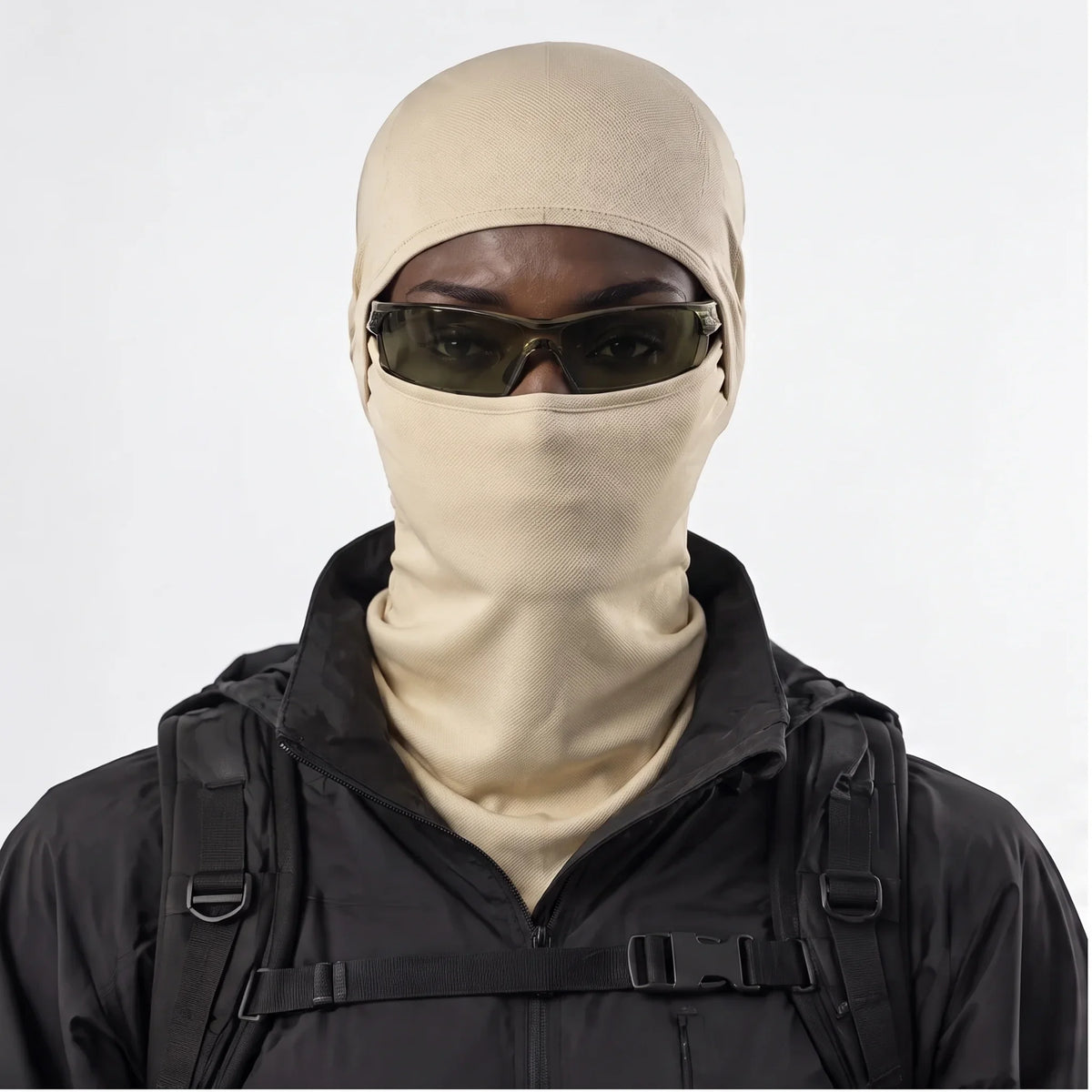 Carr - Unisex Breathable Multi-Way Convertible Balaclava - Khaki