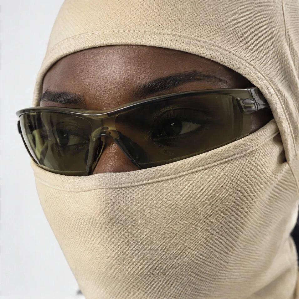 Carr - Unisex Breathable Multi-Way Convertible Balaclava - Khaki