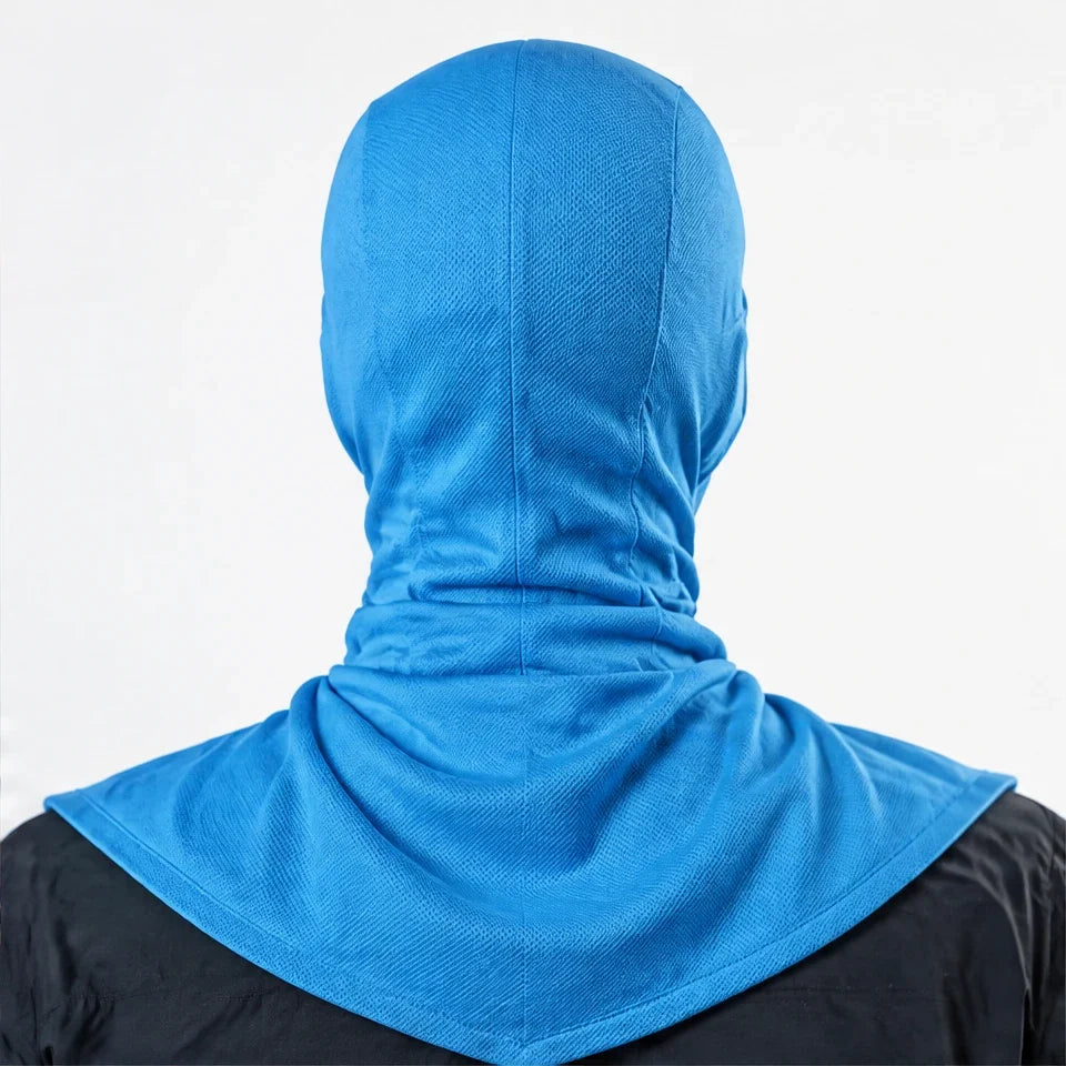 Carr - Unisex Breathable Multi-Way Convertible Balaclava - Lake Blue
