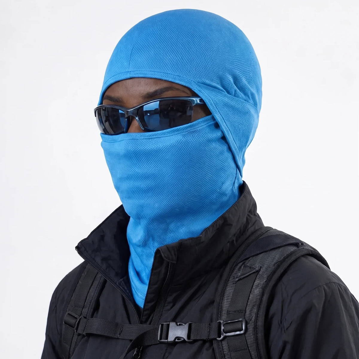 Carr - Unisex Breathable Multi-Way Convertible Balaclava - Lake Blue