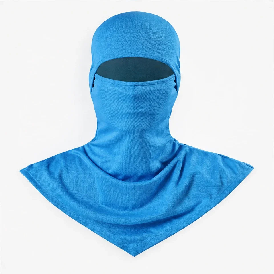 Carr - Unisex Breathable Multi-Way Convertible Balaclava - Lake Blue