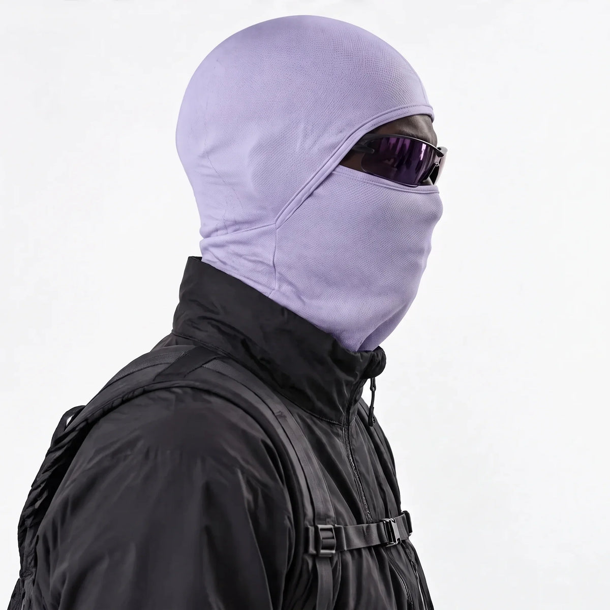 Carr - Unisex Breathable Multi-Way Convertible Balaclava - Light purple