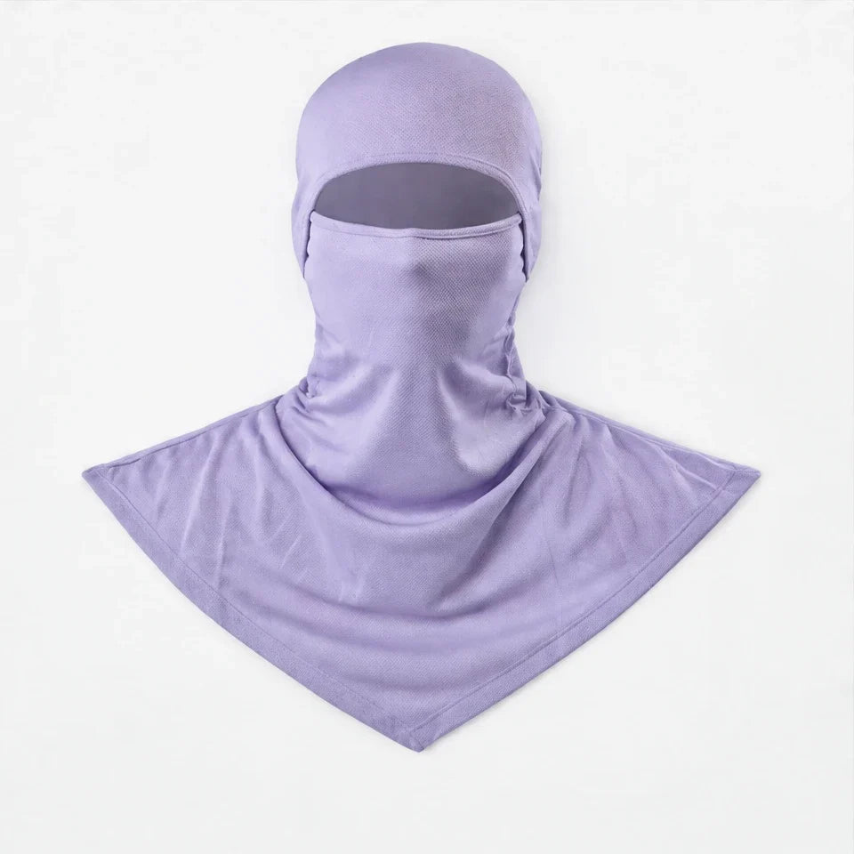Carr - Unisex Breathable Multi-Way Convertible Balaclava - Light purple