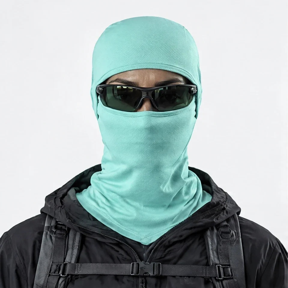 Carr - Unisex Breathable Multi-Way Convertible Balaclava - Mint Green