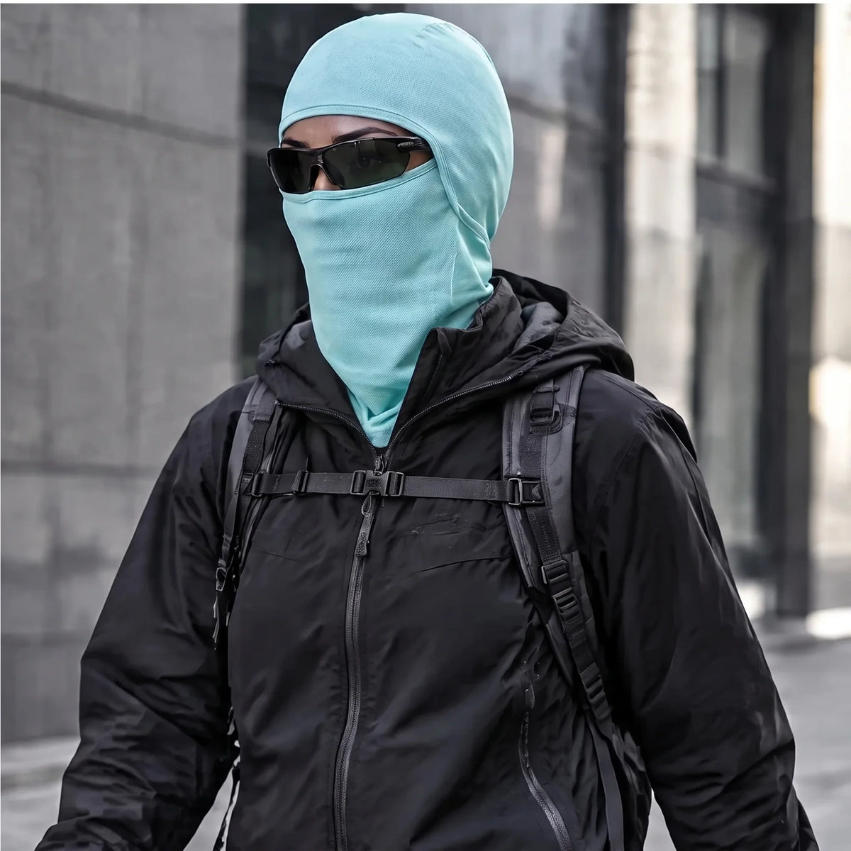 Carr - Unisex Breathable Multi-Way Convertible Balaclava - Mint Green
