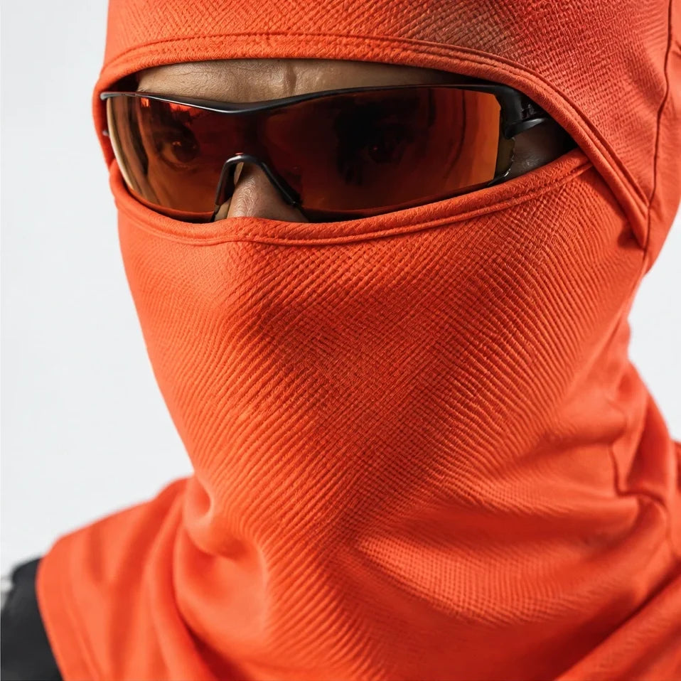 Carr - Unisex Breathable Multi-Way Convertible Balaclava - Orange