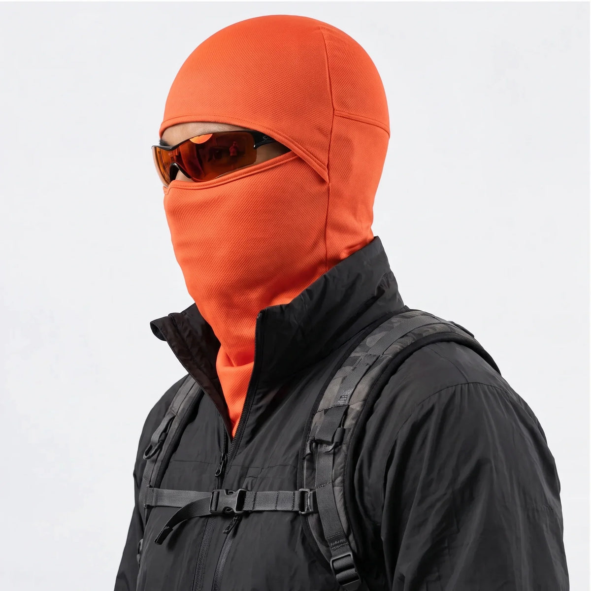 Carr - Unisex Breathable Multi-Way Convertible Balaclava - Orange