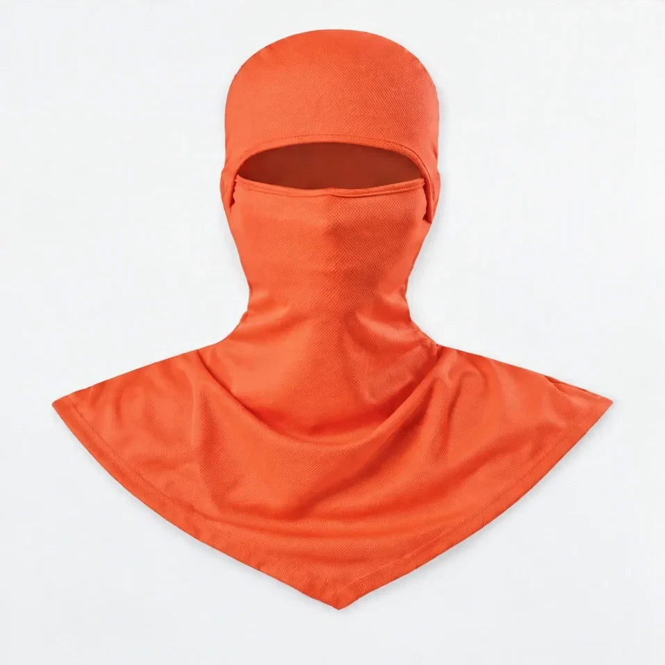 Carr - Unisex Breathable Multi-Way Convertible Balaclava - Orange