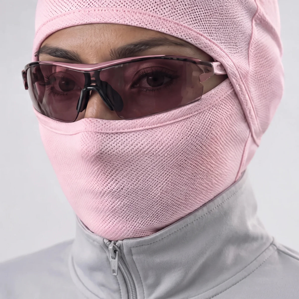 Carr - Unisex Breathable Multi-Way Convertible Balaclava - Pink
