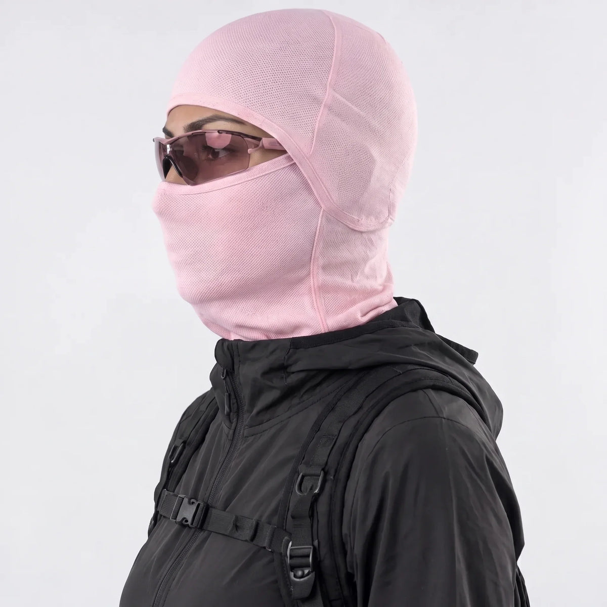 Carr - Unisex Breathable Multi-Way Convertible Balaclava - Pink
