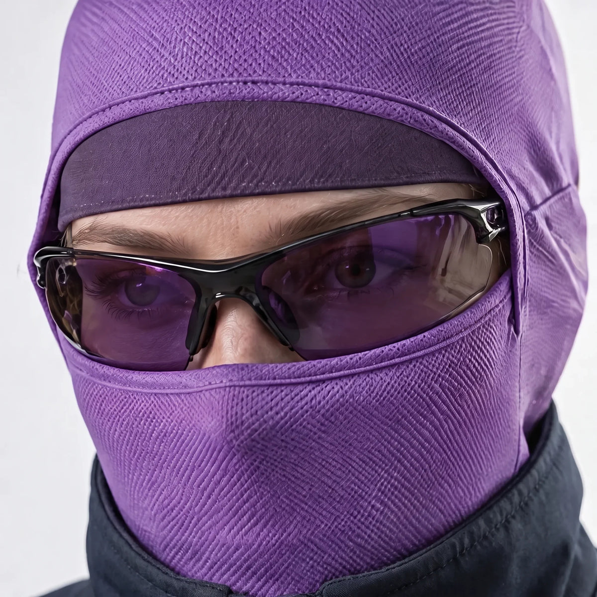 Carr - Unisex Breathable Multi-Way Convertible Balaclava - Purple