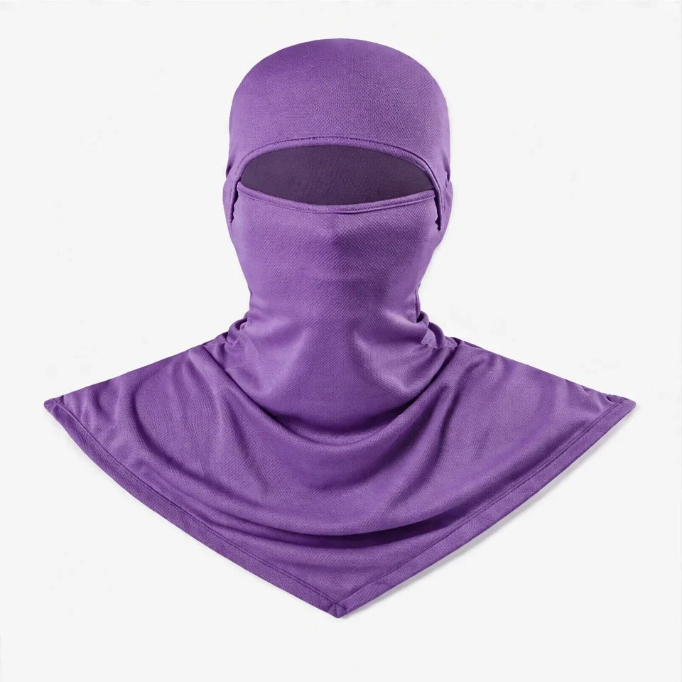Carr - Unisex Breathable Multi-Way Convertible Balaclava - Purple