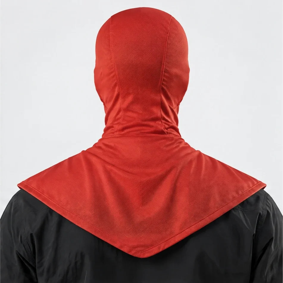 Carr - Unisex Breathable Multi-Way Convertible Balaclava - Red