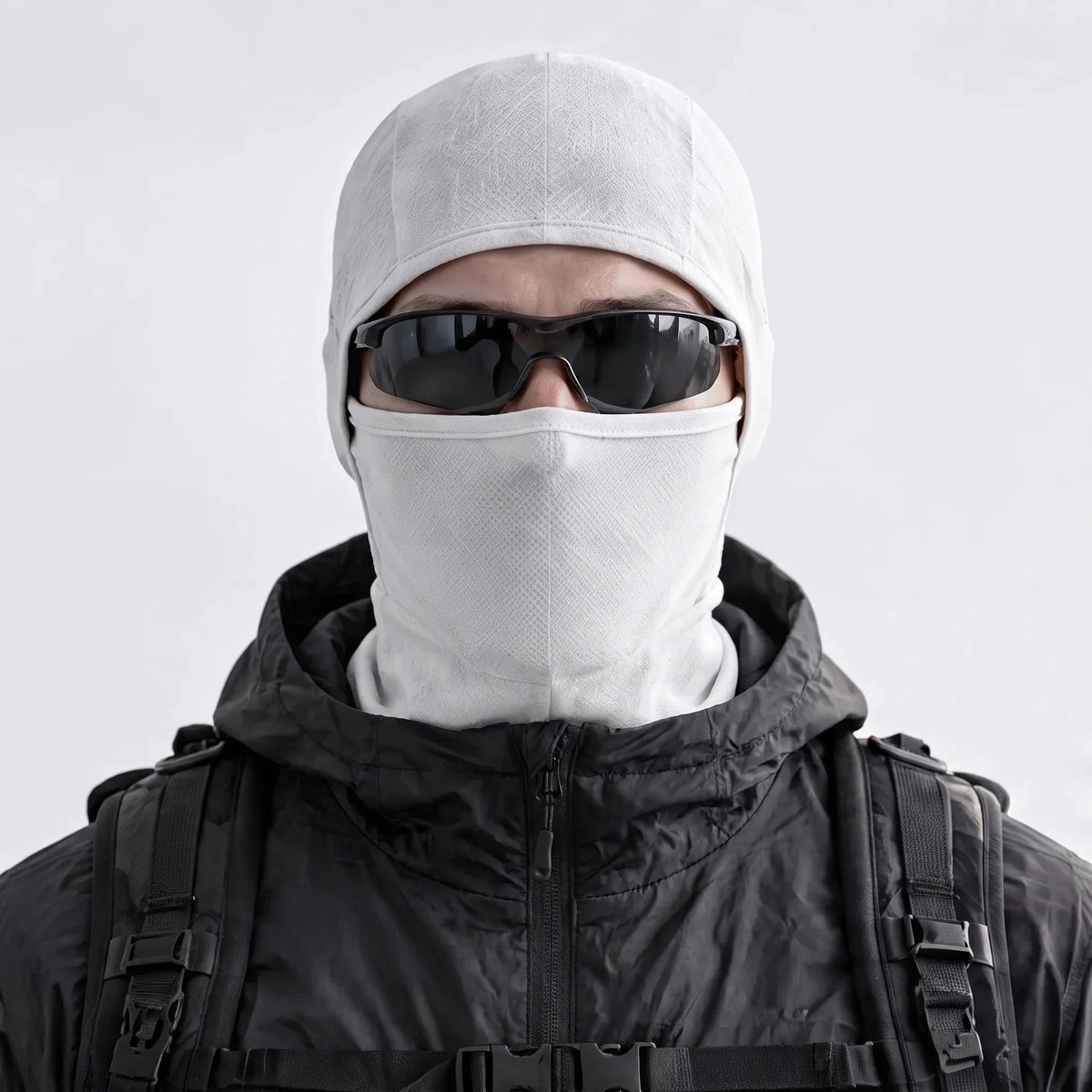 Carr - Unisex Breathable Multi-Way Convertible Balaclava - White