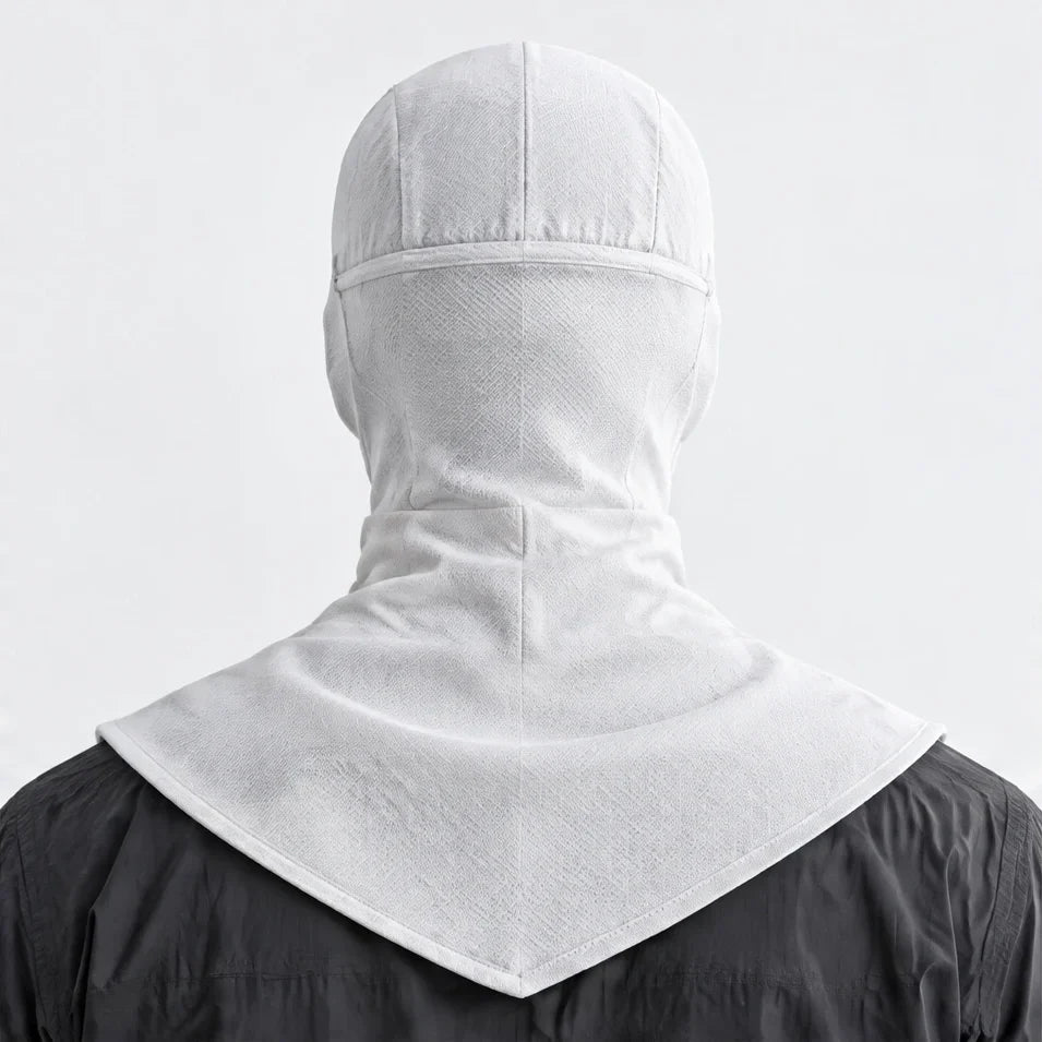 Carr - Unisex Breathable Multi-Way Convertible Balaclava - White