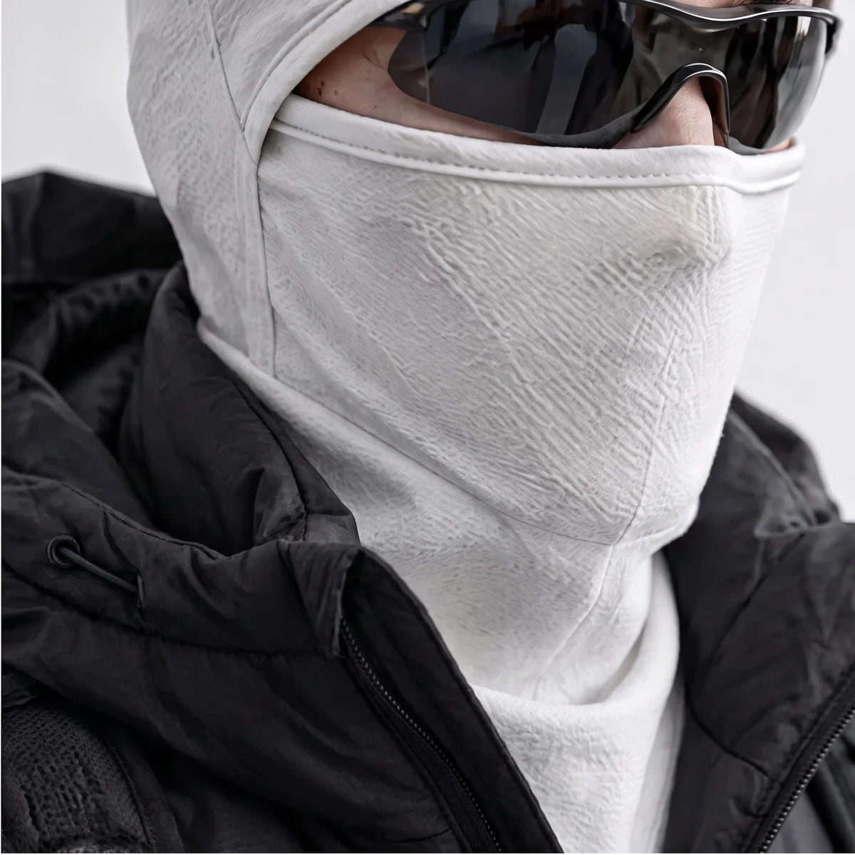 Carr - Unisex Breathable Multi-Way Convertible Balaclava - White