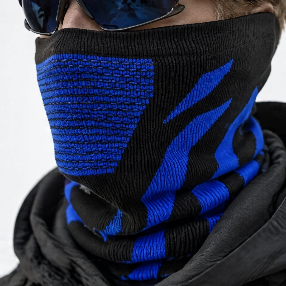 Skirl - Unisex Breathable Multi-Way Neck Gaiter - Blue