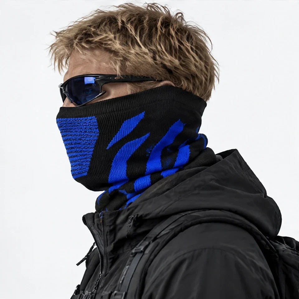 Skirl - Unisex Breathable Multi-Way Neck Gaiter - Blue